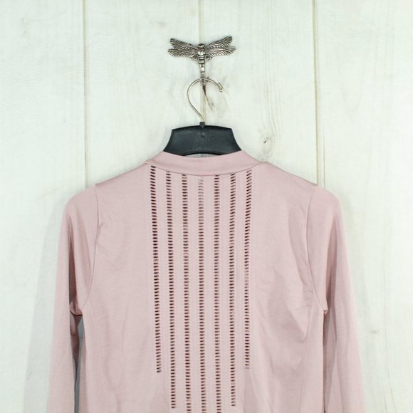 Marika Davis Tek Purple Seamless Perforated Stretch Full Zipper Jacket Size XS-S - Picture 9 of 12